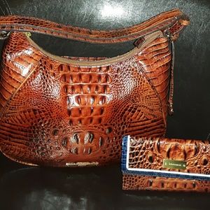 Brahmin Pecan Amira Hobo Bag